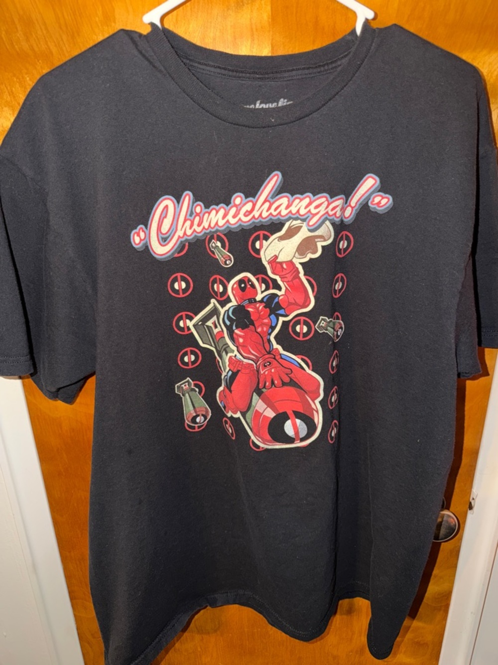 Deadpool Chimichanga Graphic Tee - Black